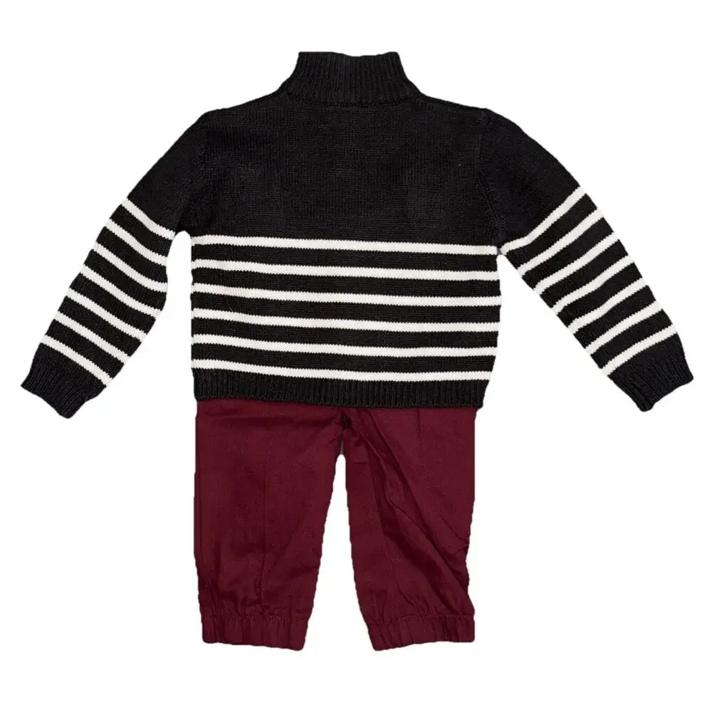 Happy Fella Boys Size 12‎ month two piece Sweater And Pants